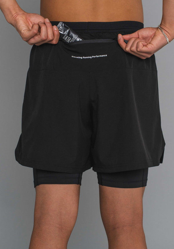DOXA ReRun 2-in-1 Short - Black