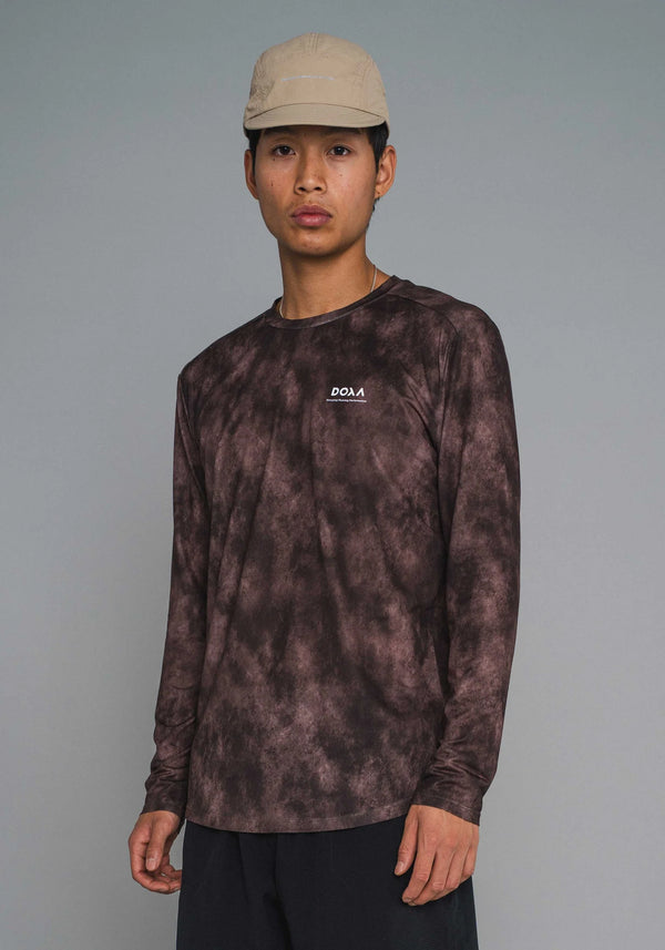 DOXA Men's ReRun Mist Tee LS - Taupe