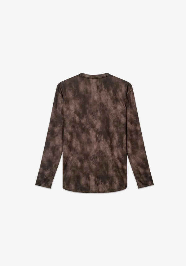 DOXA Men's ReRun Mist Tee LS - Taupe