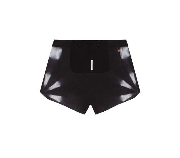 SOAR Running Men's Marathon Shorts - Black/White Kaleidoscope