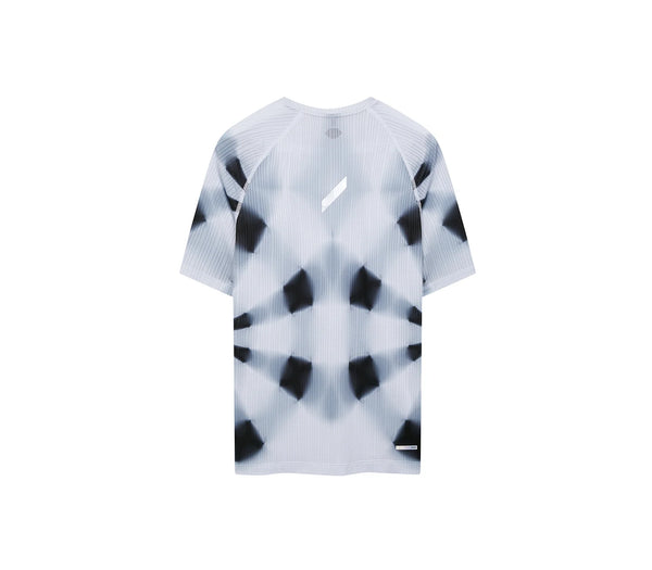 SOAR Men's Race Tee - White/Black Kaleidoscope