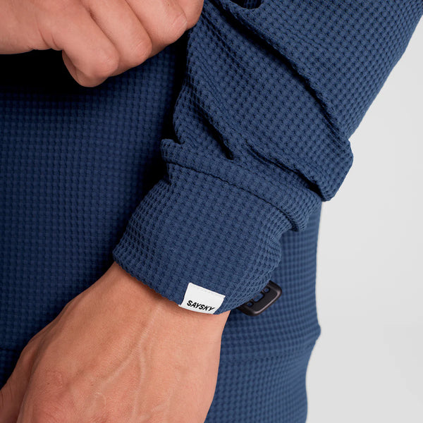 SAYSKY Motion Waffle Long Sleeve - Blue