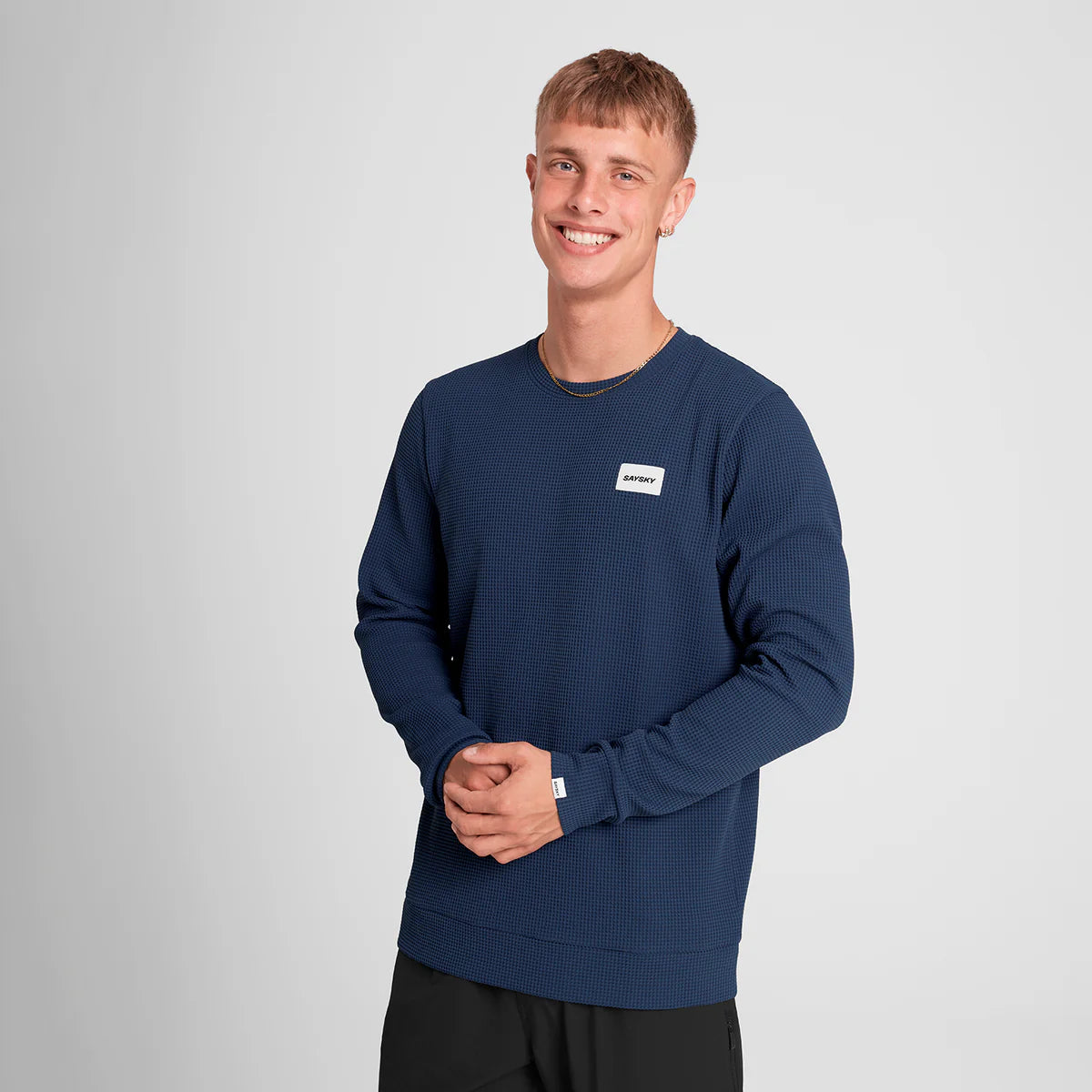 SAYSKY Motion Waffle Long Sleeve - Blue