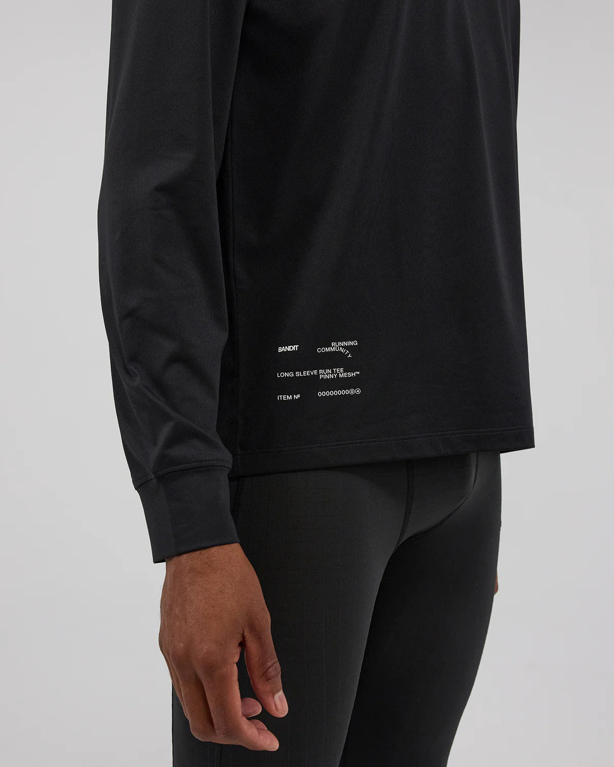 Bandit Unisex NanoMesh™ Fleura Long Sleeve - Black