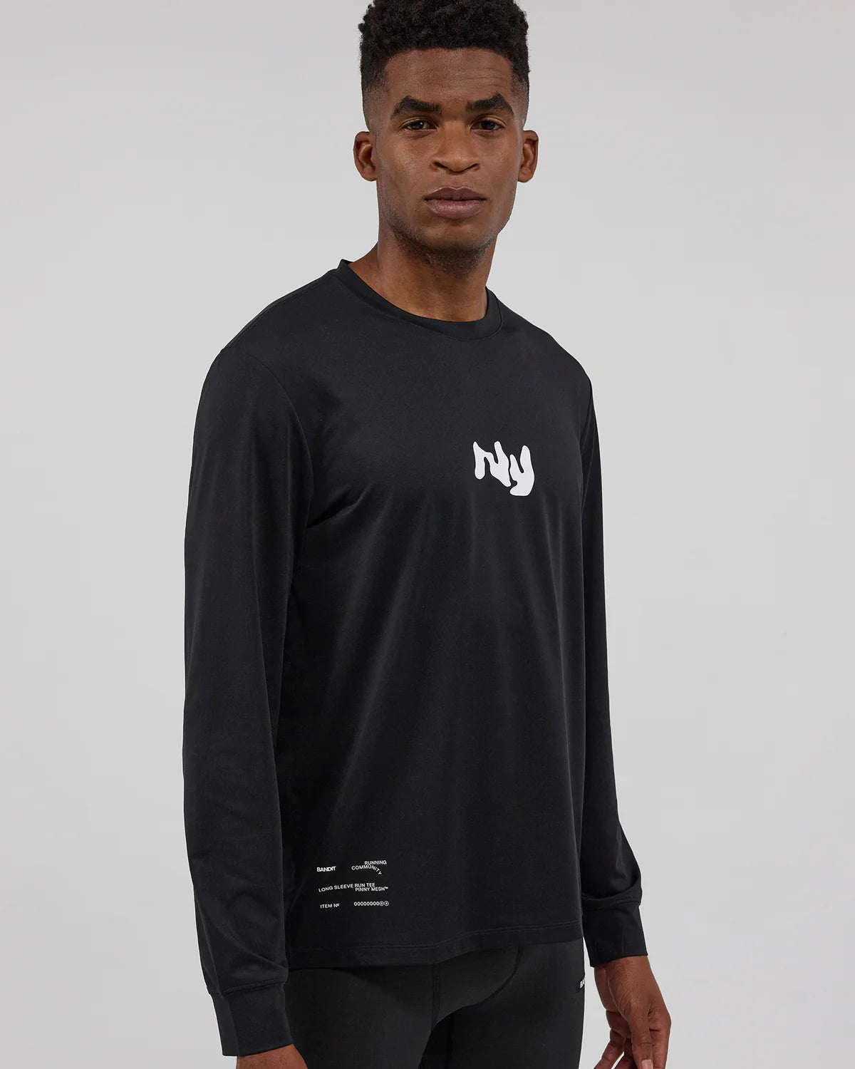 Bandit Unisex NanoMesh™ Fleura Long Sleeve - Black