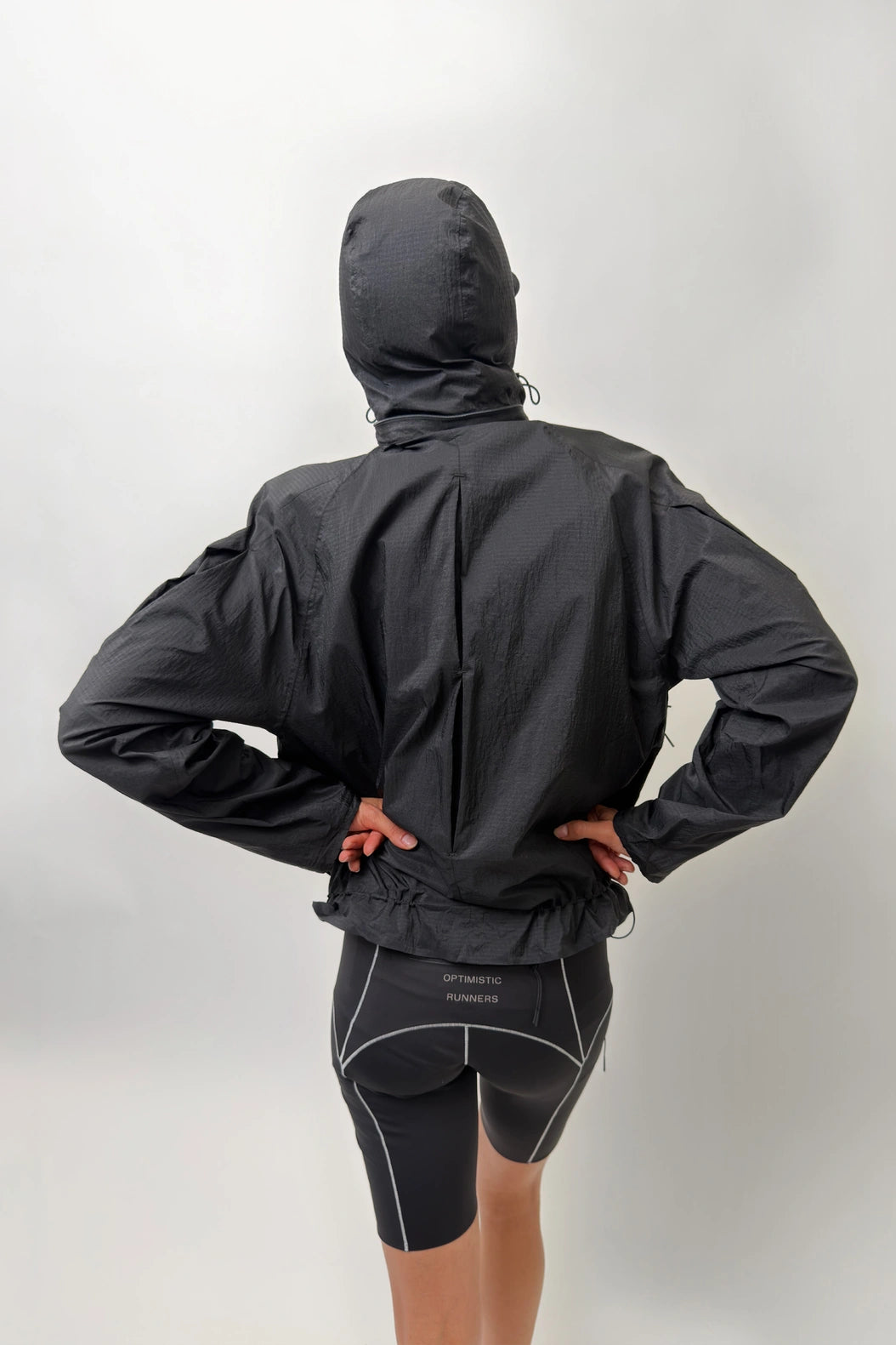Optimistic Runners Nylon Jacket - Black