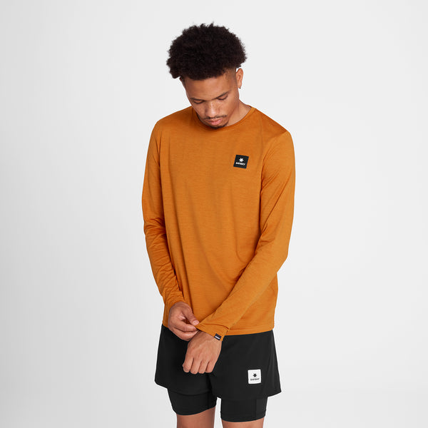 SAYSKY Reflective Logo Pace Long Sleeve - Orange