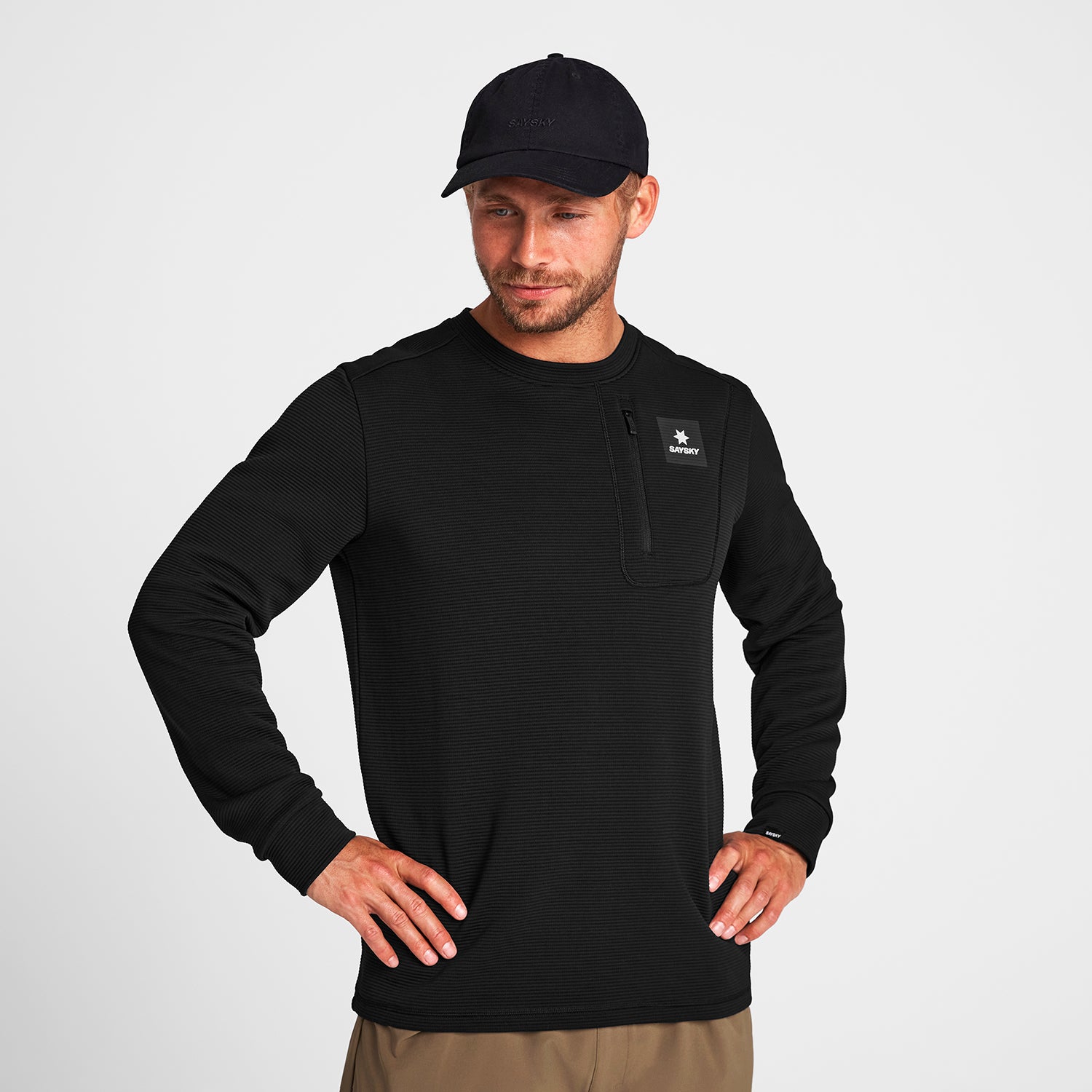 SAYSKY Motion Tech Crewneck - Black