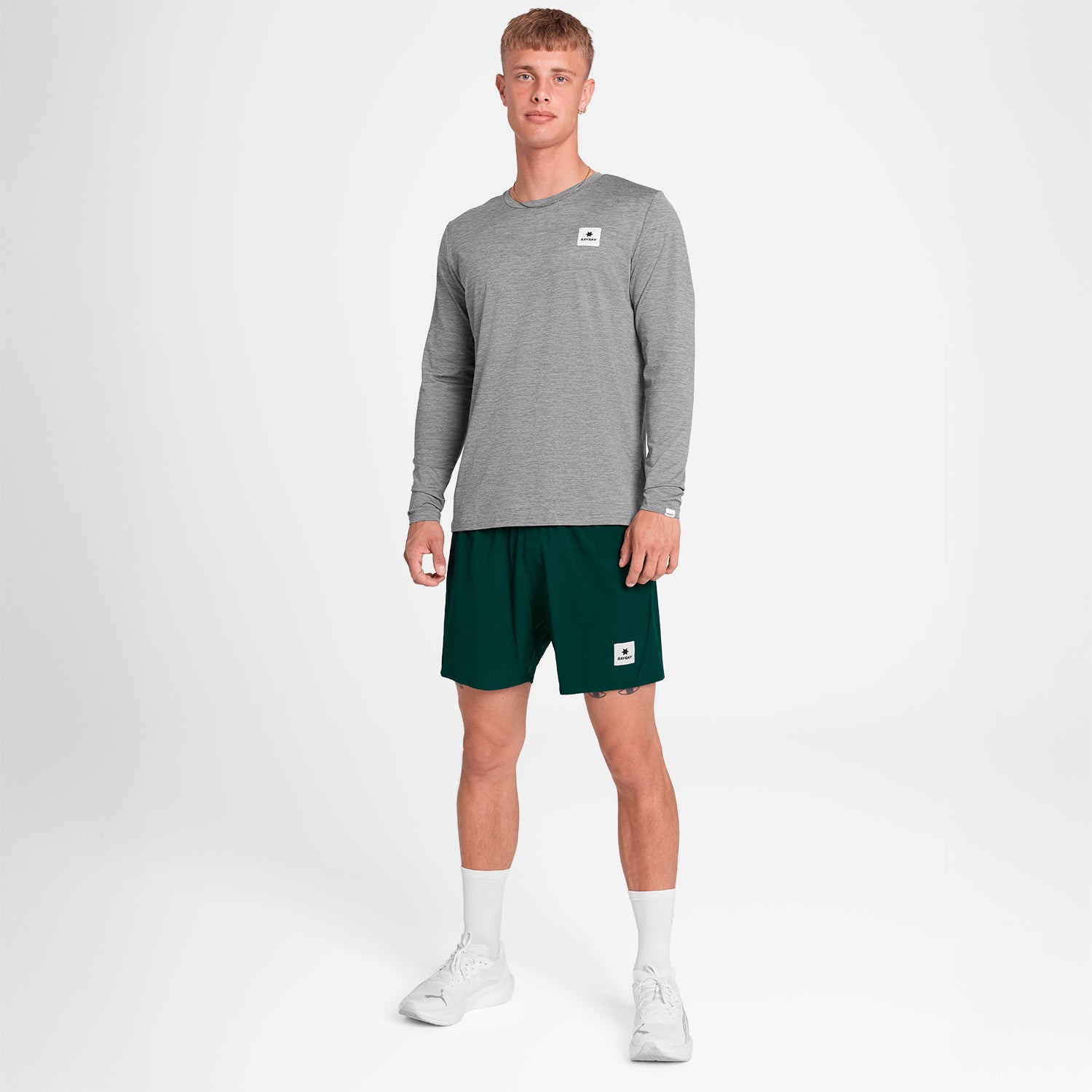 SAYSKY Men's Pace Shorts 5" - Green