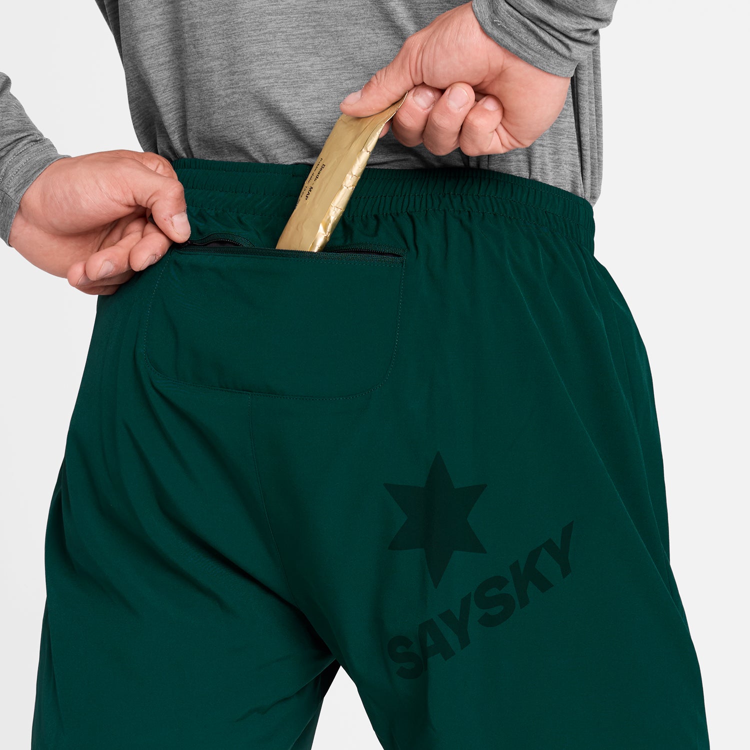 SAYSKY Men's Pace Shorts 5" - Green