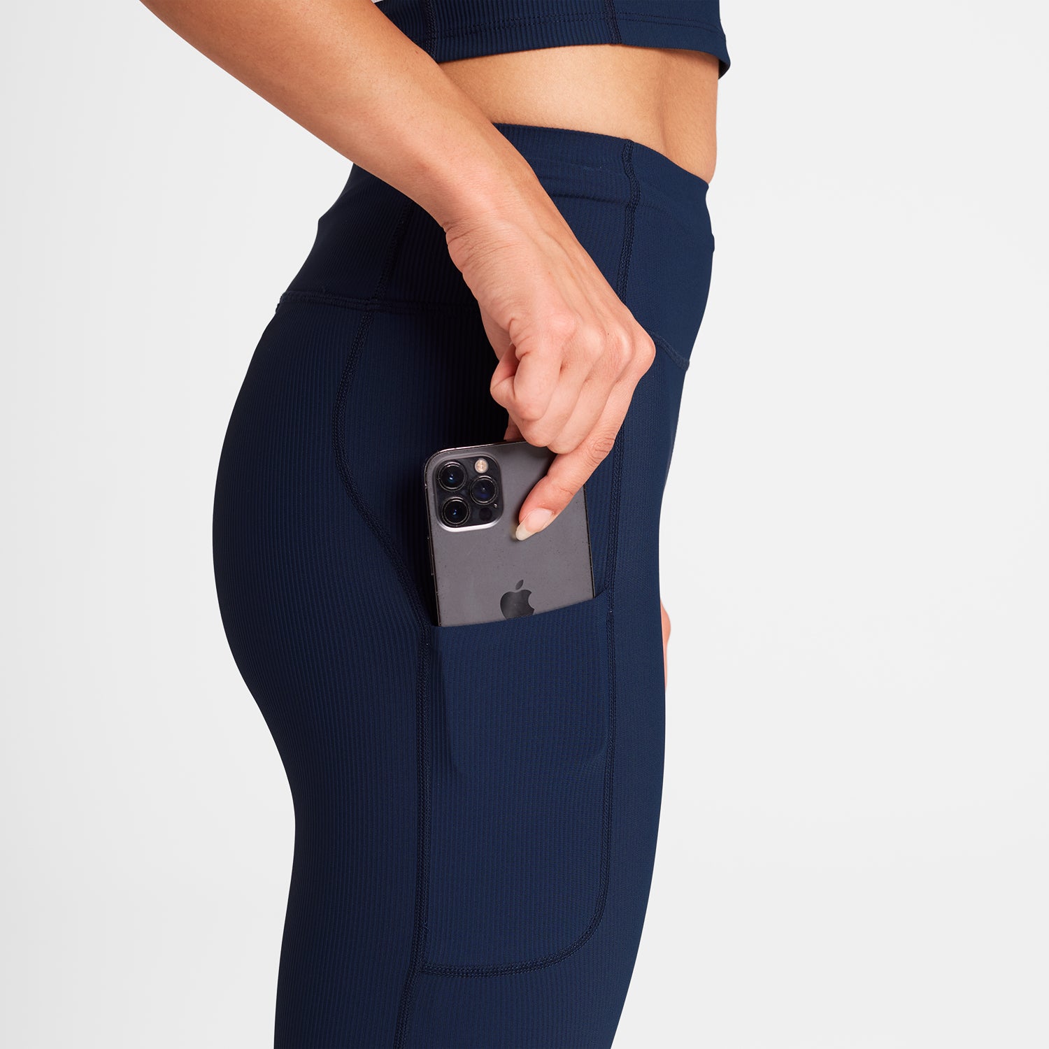 SAYSKY Women's Combat+ Rib Tights  - Blue