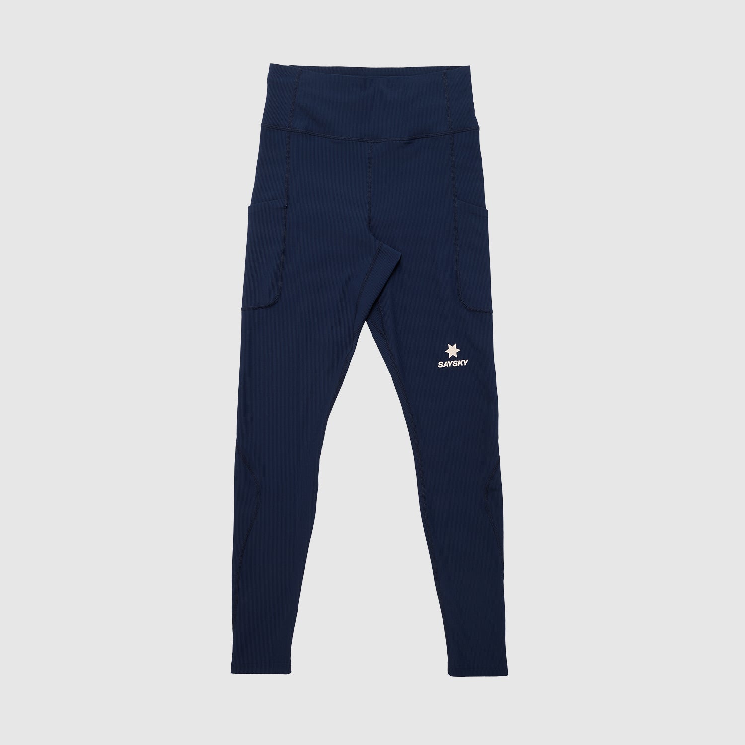 SAYSKY Women's Combat+ Rib Tights  - Blue