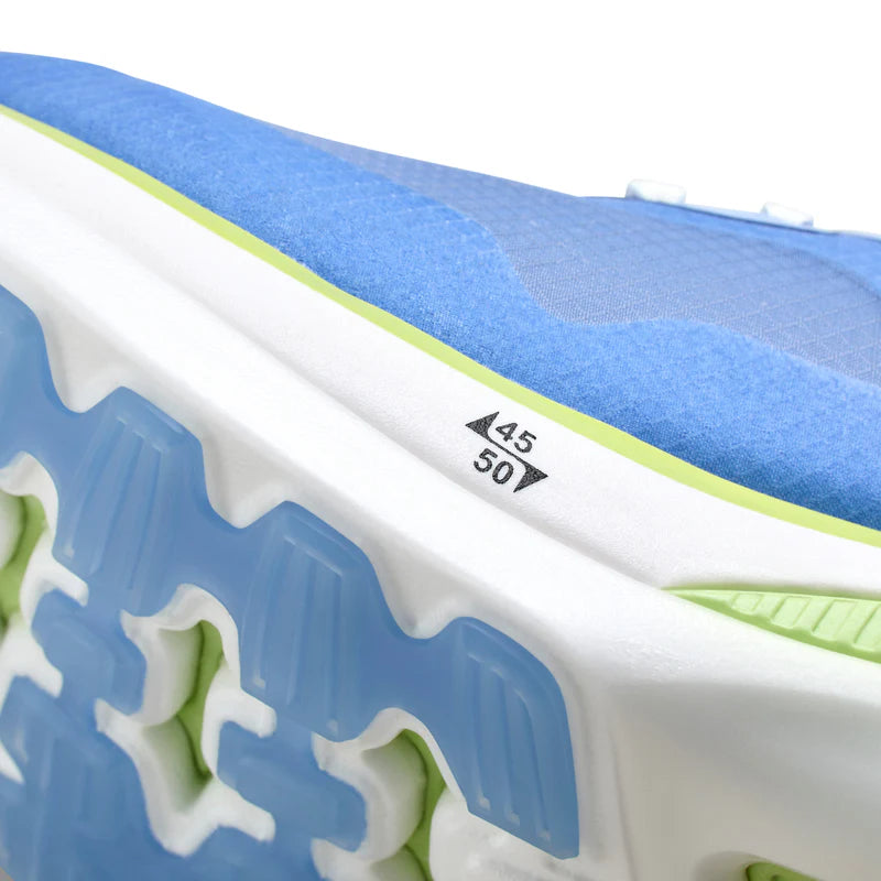 Hettas Alma Tempo - Chambray Blue + Green Glow