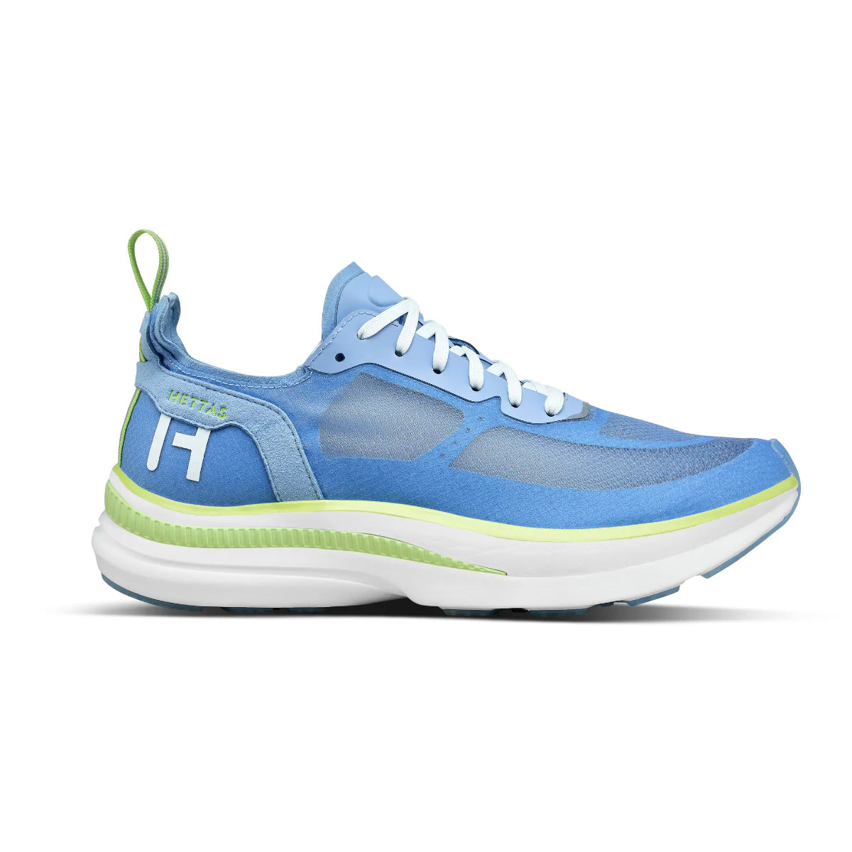 Hettas Alma Tempo - Chambray Blue + Green Glow