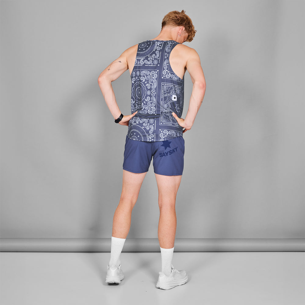 SAYSKY Men's Paisley Combat Singlet