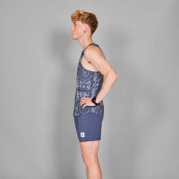 SAYSKY Men's Paisley Combat Singlet