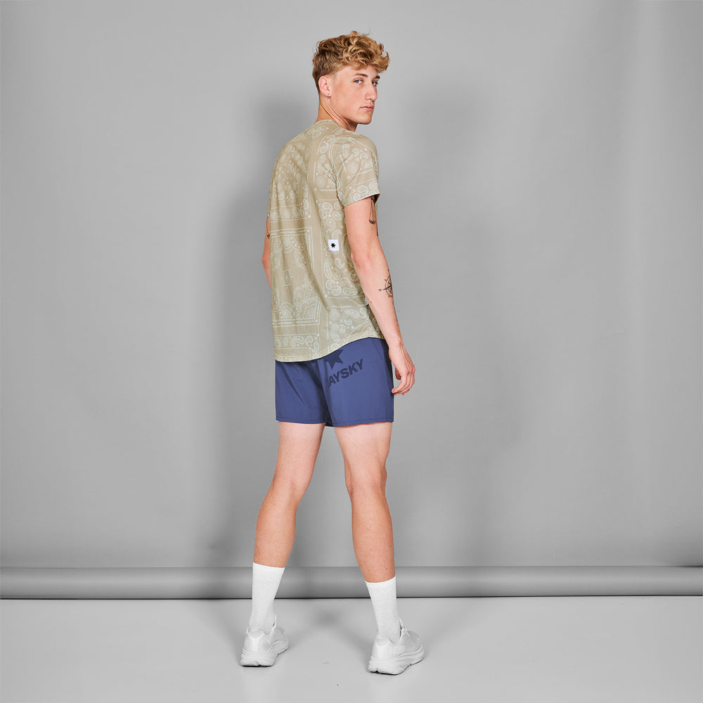 SAYSKY Men's Paisley Combat T-Shirt