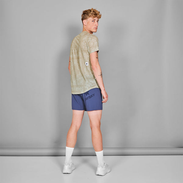 SAYSKY Men's Paisley Combat T-Shirt