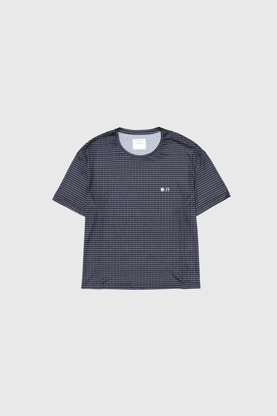 Optimistic Runners Plaid T-Shirt