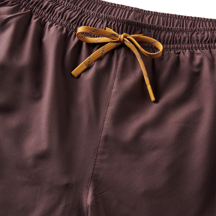 Roark Run Amok Baja 5" Short - Purple Ash