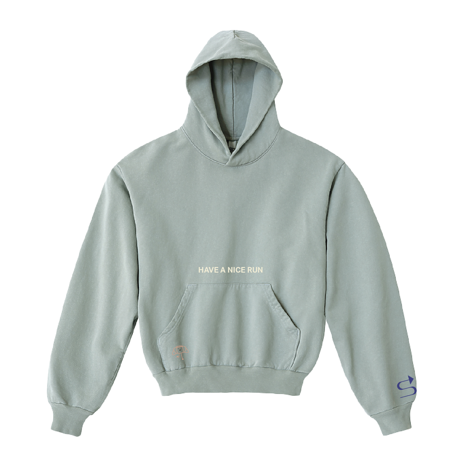Running Wylder Icon Hoodie - Sage