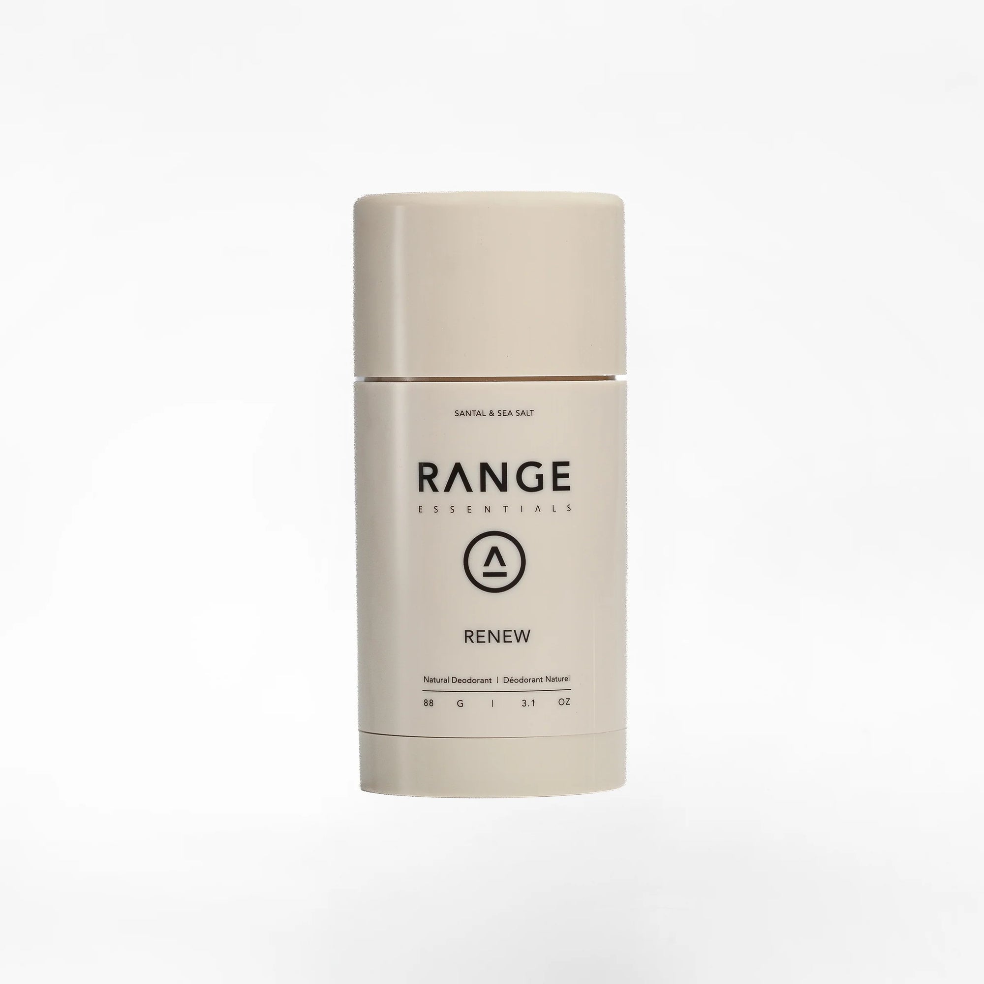 RANGE ESENTIALS Natural Deodorant RENEW : Santal + Sea Salt