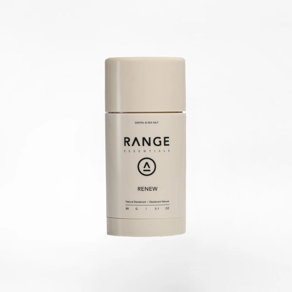 RANGE ESENTIALS Natural Deodorant RENEW : Santal + Sea Salt