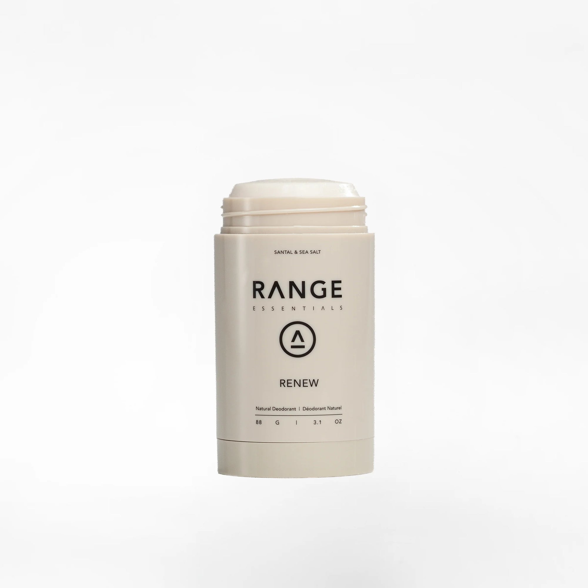 RANGE ESENTIALS Natural Deodorant RENEW : Santal + Sea Salt