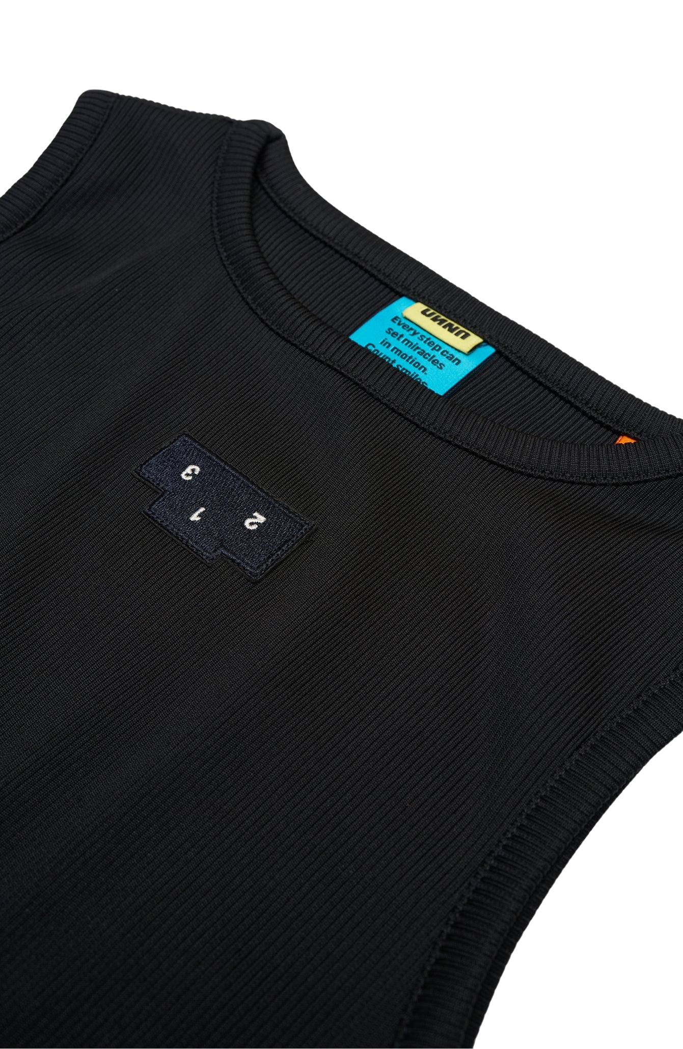 UNNA Women's Rib Tank - Black