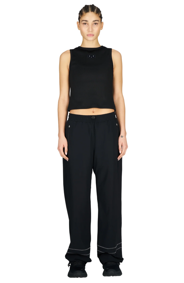 UNNA Women's Rib Tank - Black