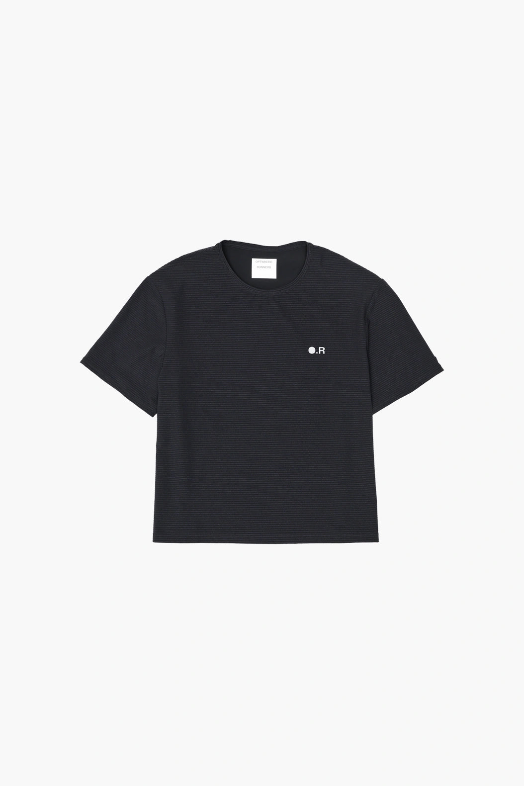 Optimistic Runners Ruffle T-Shirt - Black