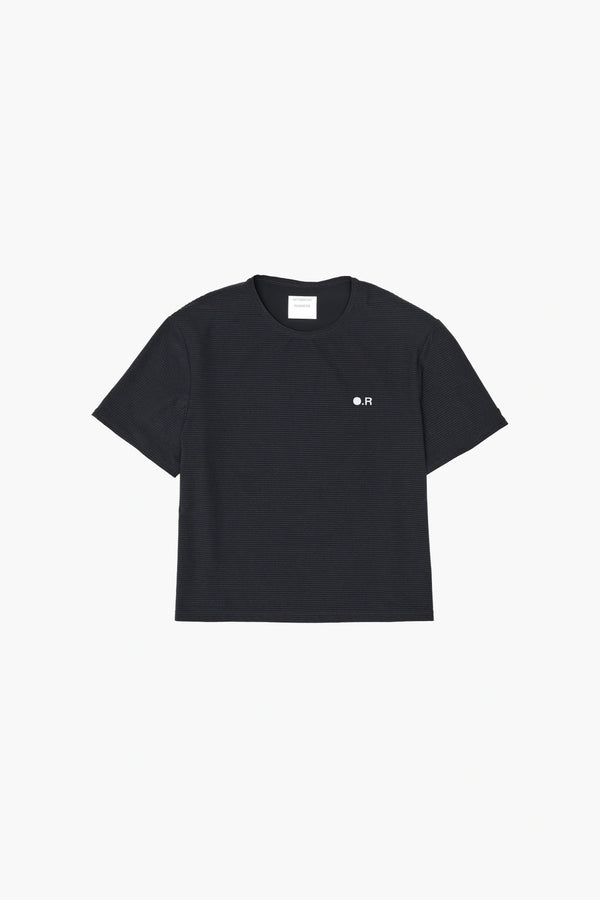 Optimistic Runners Ruffle T-Shirt - Black