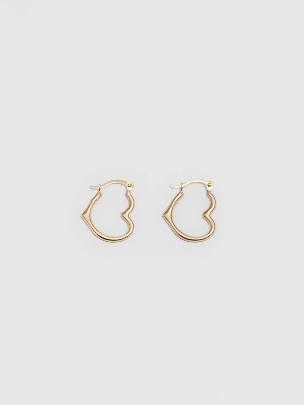 loren stewart Jewelry - Heart Feels Hoops Earring