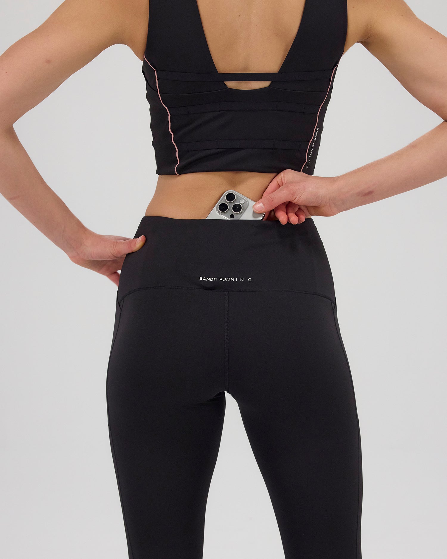 Bandit Women's Stamina™ Pop Stitch™ High Waist Leggings - Black
