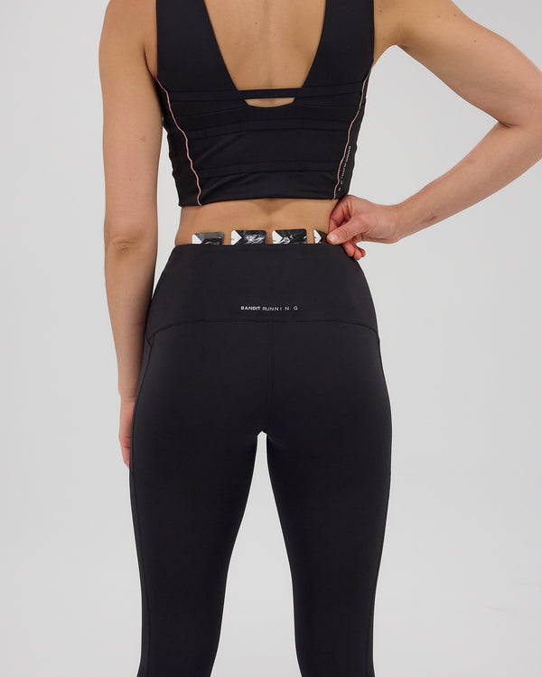 Bandit Women's Stamina™ Pop Stitch™ High Waist Leggings - Black