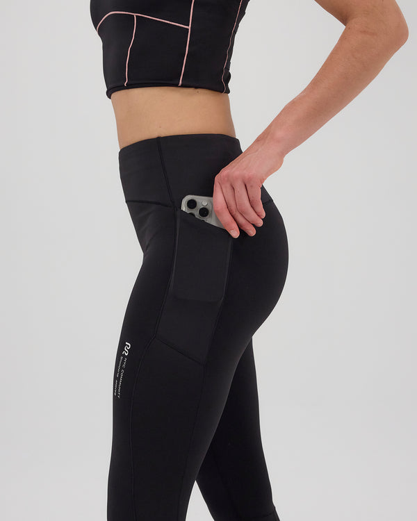 Bandit Women's Stamina™ Pop Stitch™ High Waist Leggings - Black