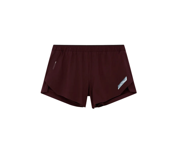 SOAR Running Women's Split Shorts - Burgundy
