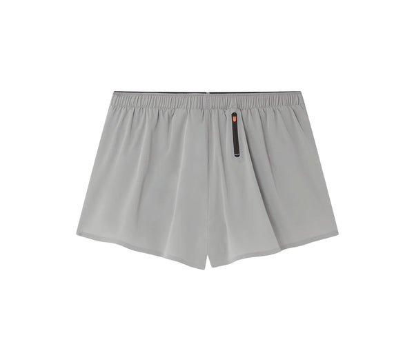 SOAR Running Men's Split Shorts - Silver Grey