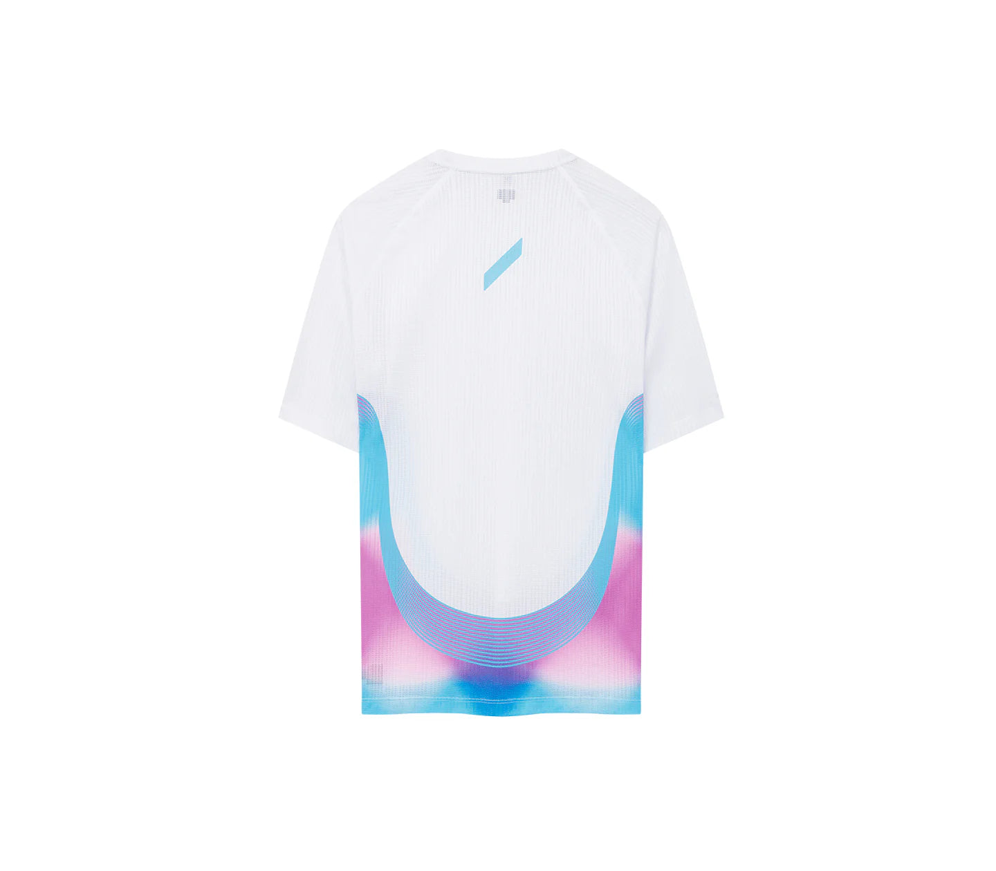 SOAR Running Men's Race Tee - White/Magenta Blue