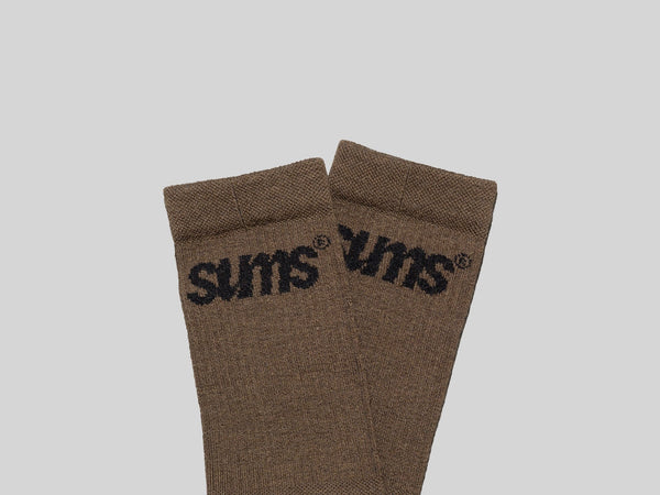 sums merino socks - olive