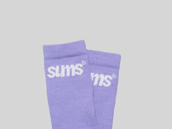 sums merino socks - lilac