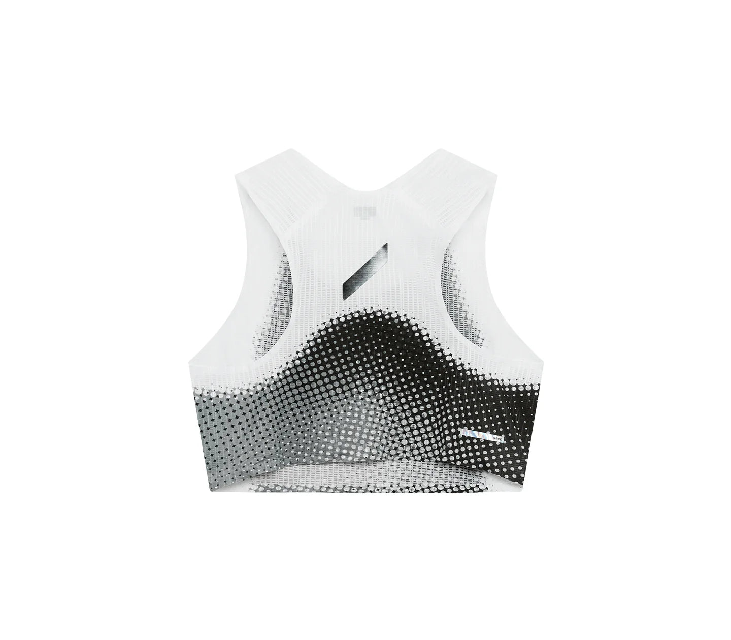 SOAR Womens Crop Vest - Black/White Dot