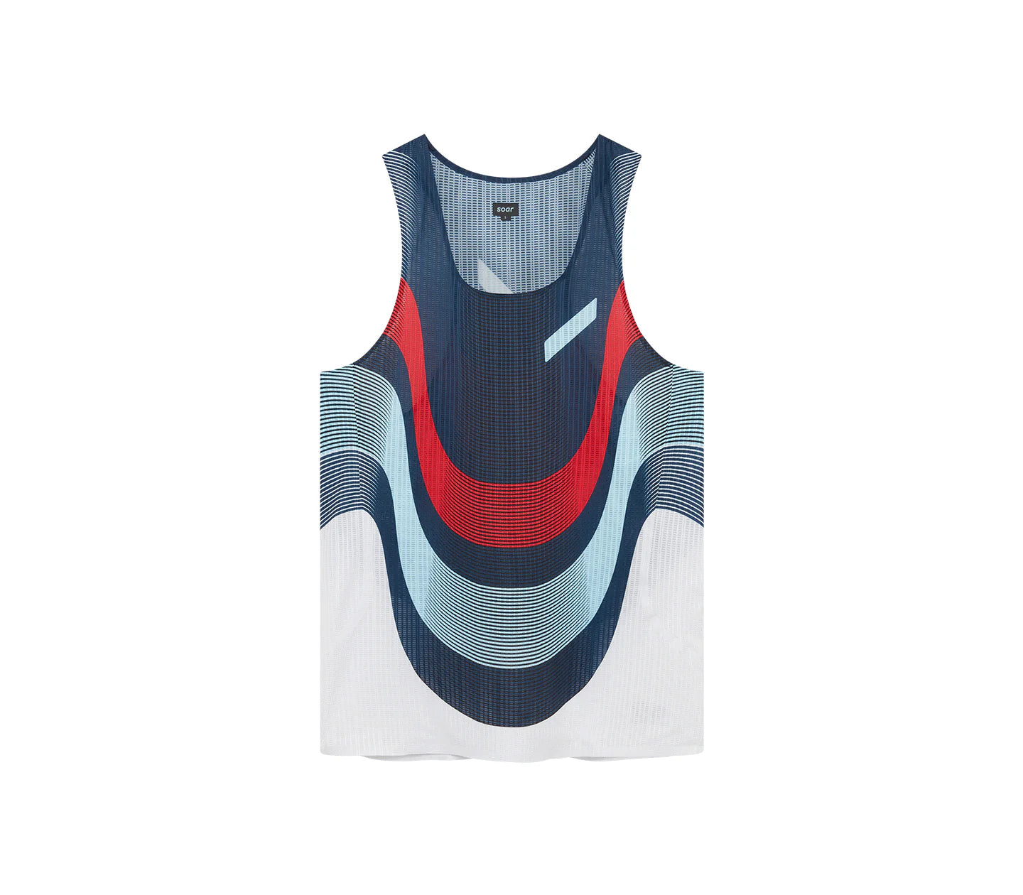 SOAR Mens Race Vest 2.0 - Navy/Red/White