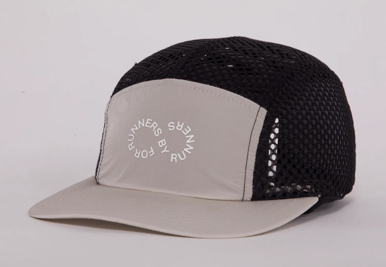 Bandit Mesh Run Hat, for Runners by Runners - Stone