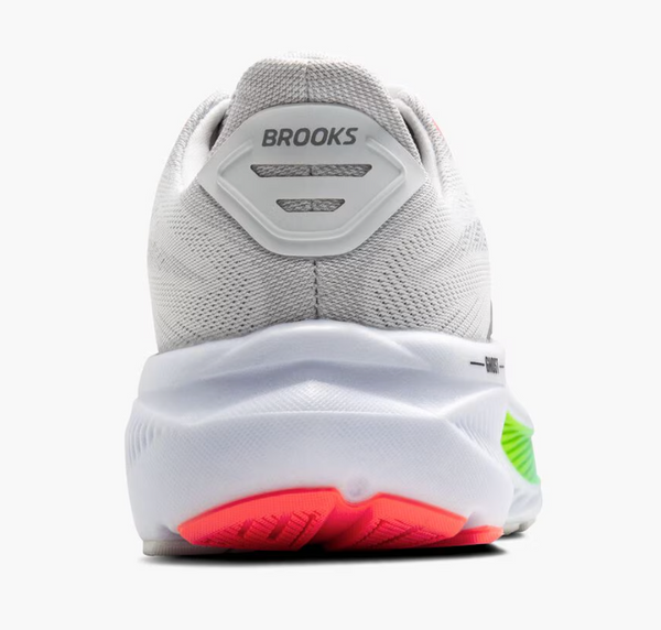 Brooks Men's Ghost 17 - White/Pink Clay/Gecko