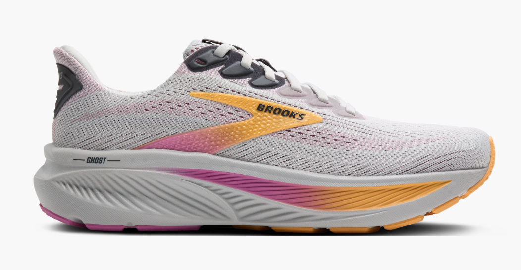 Brooks Women's Ghost 17 - Oyster/Apricot/Pink