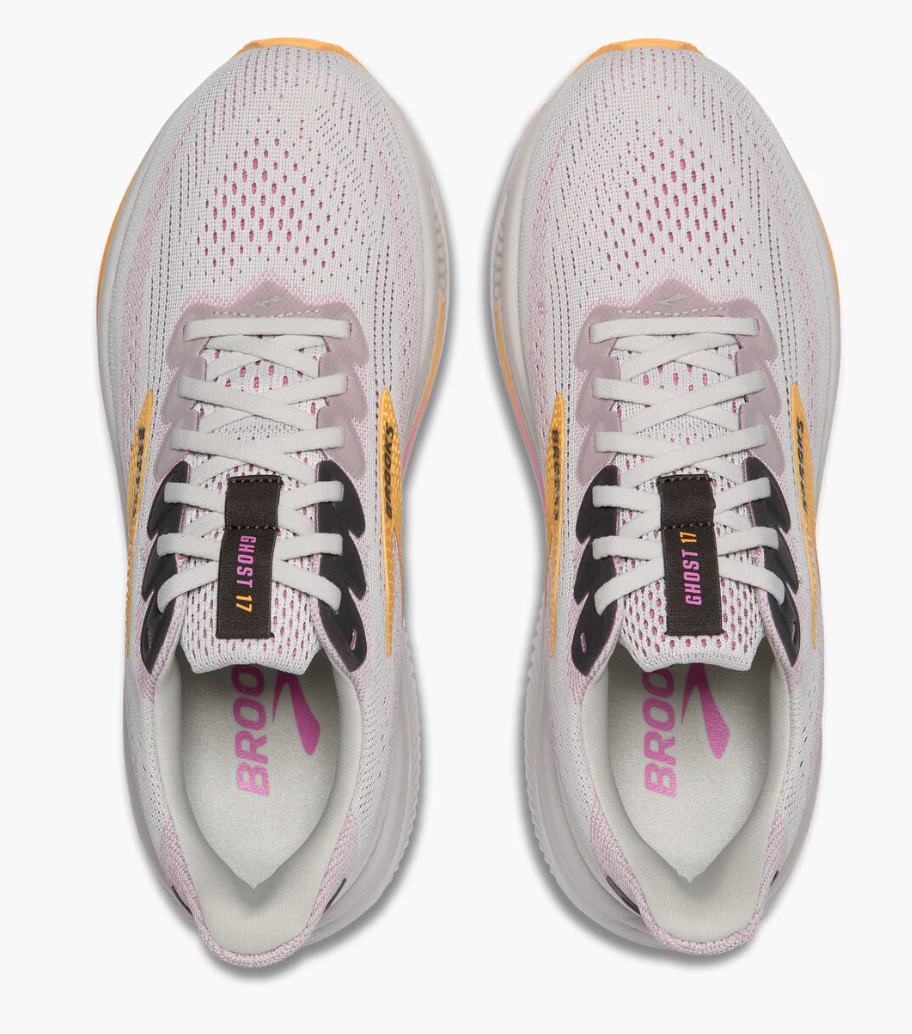 Brooks Women's Ghost 17 - Oyster/Apricot/Pink