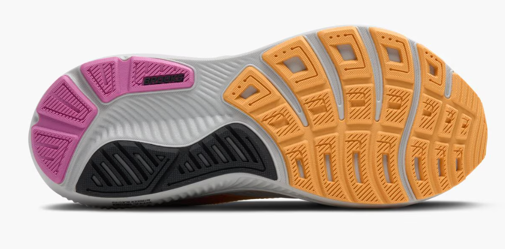 Brooks Women's Ghost 17 - Oyster/Apricot/Pink