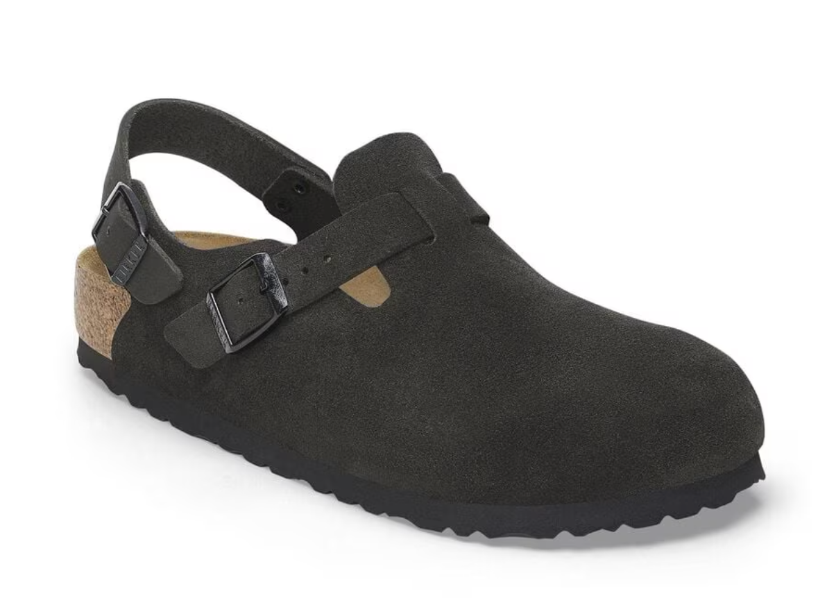 Birkenstock Tokio Suede Leather - Black