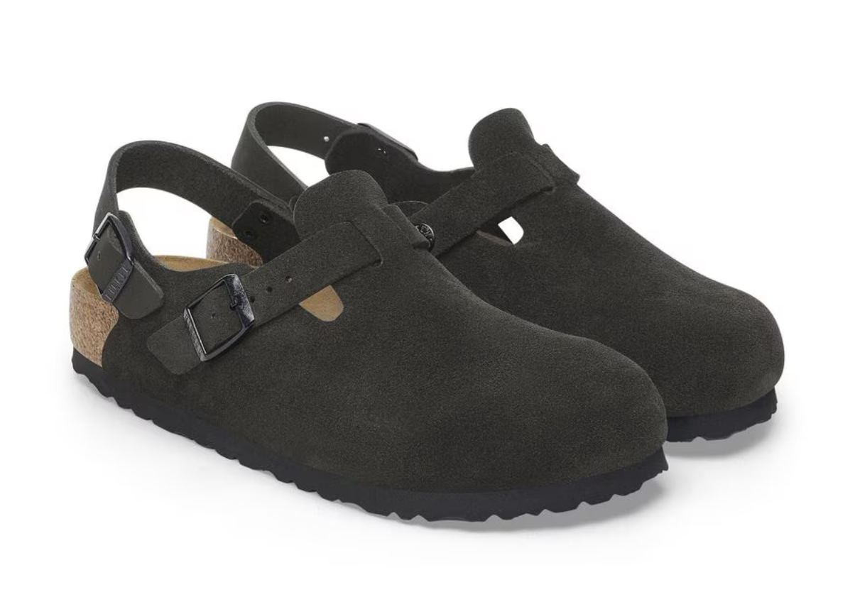 Birkenstock Tokio Suede Leather - Black